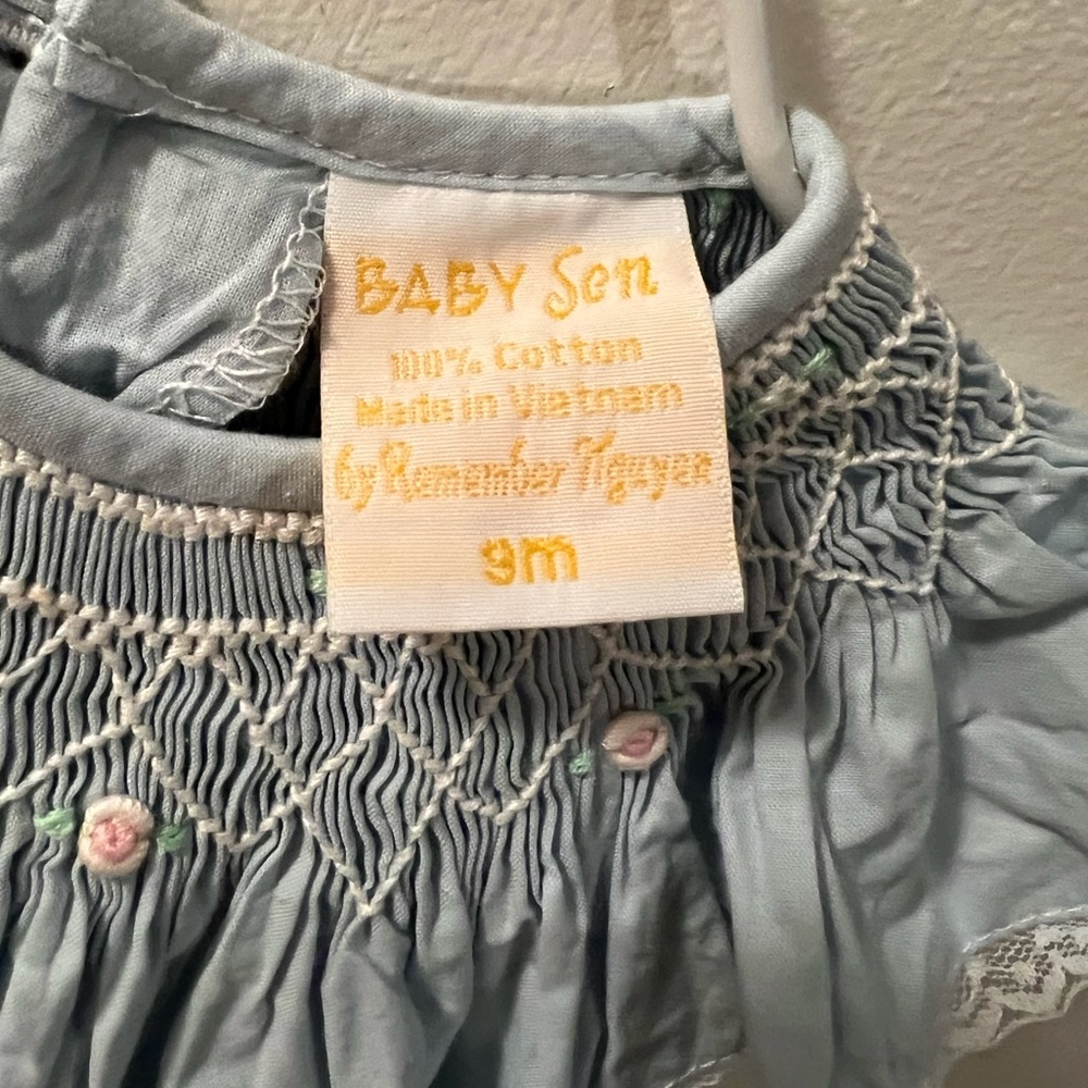 Remember Nguyen 9 month baby girl dress